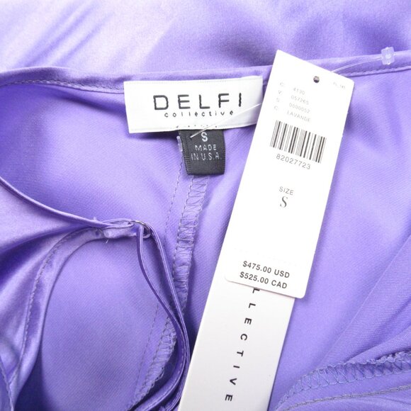 Delfi Collective Cristina Asymmetrical Fringe Dress Lavender Purple - Small - Picture 10 of 10